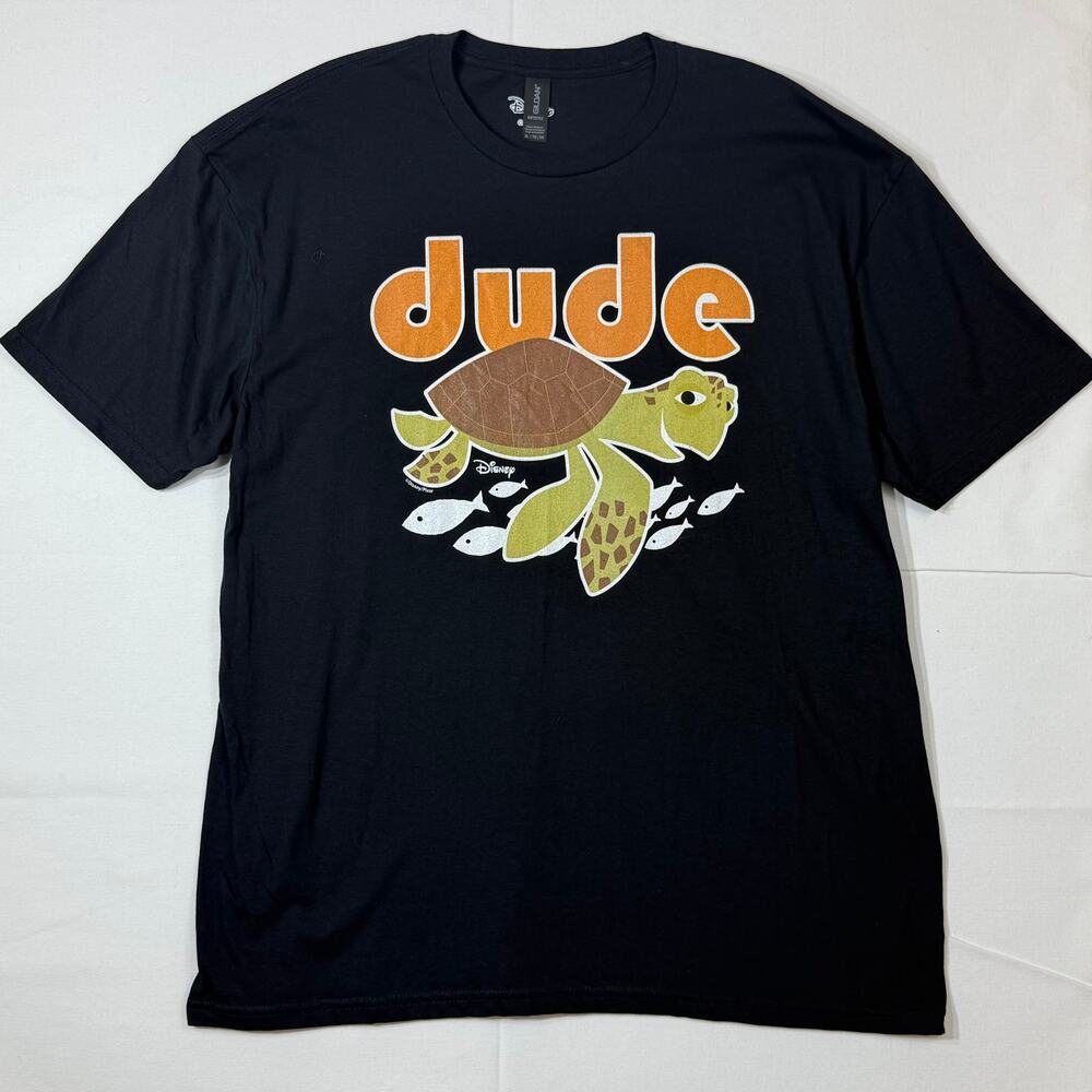 Disney Finding Nemo Crush Turtle โDudeโ Shirt โ Size XL